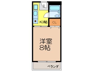 田中マンションの物件間取画像